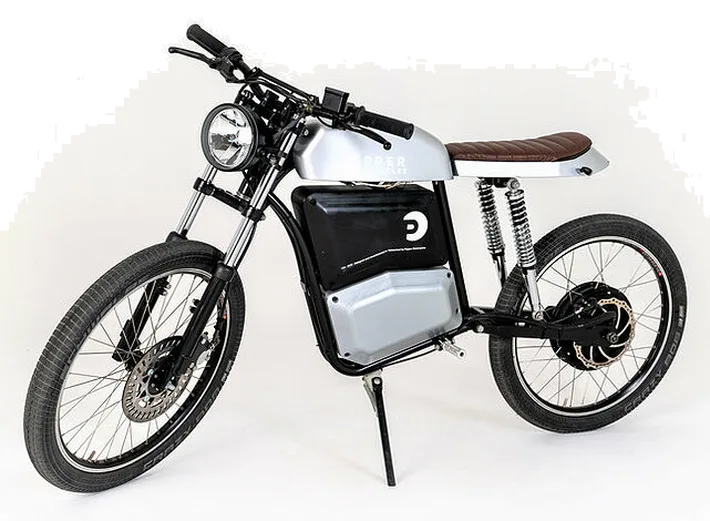 Electric moped best sale cafe racer